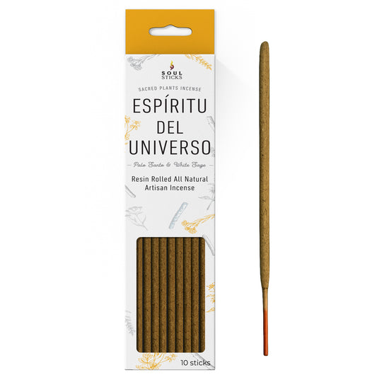 Espiritu del Universo White Sage & Palo Santo Resin Rolled Incense Sticks