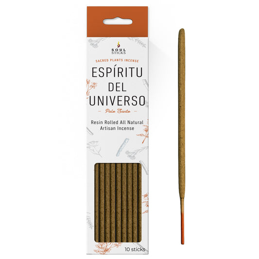 Espiritu del Universo Palo Santo Resin Rolled Incense Sticks