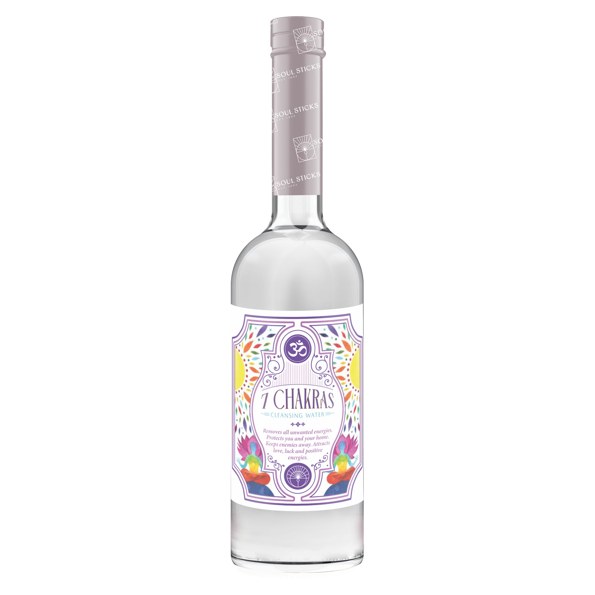 7 Chakras Spiritual Cleansing Water - 7.5 oz | Soul Sticks