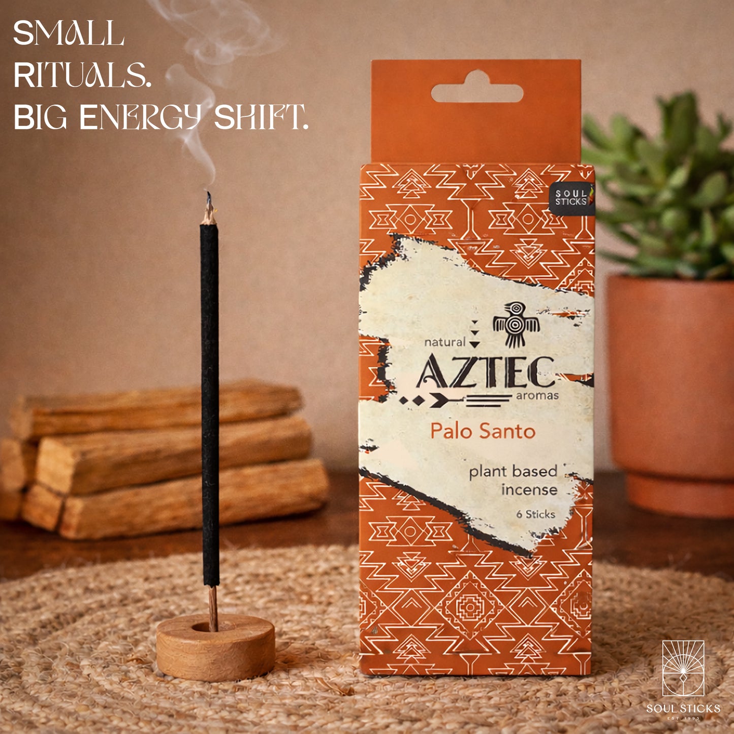 Aztec Palo Santo Plant-Based Incense Sticks