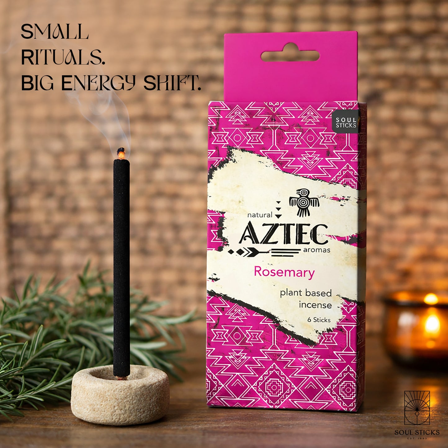 Aztec Rosemary Plant-Based Incense Sticks