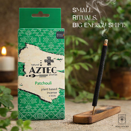 Aztec Patchouli Plant-Based Incense Sticks
