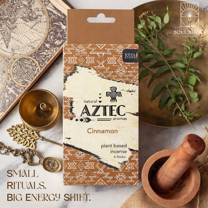 Aztec Cinnamon Plant-Based Incense Sticks