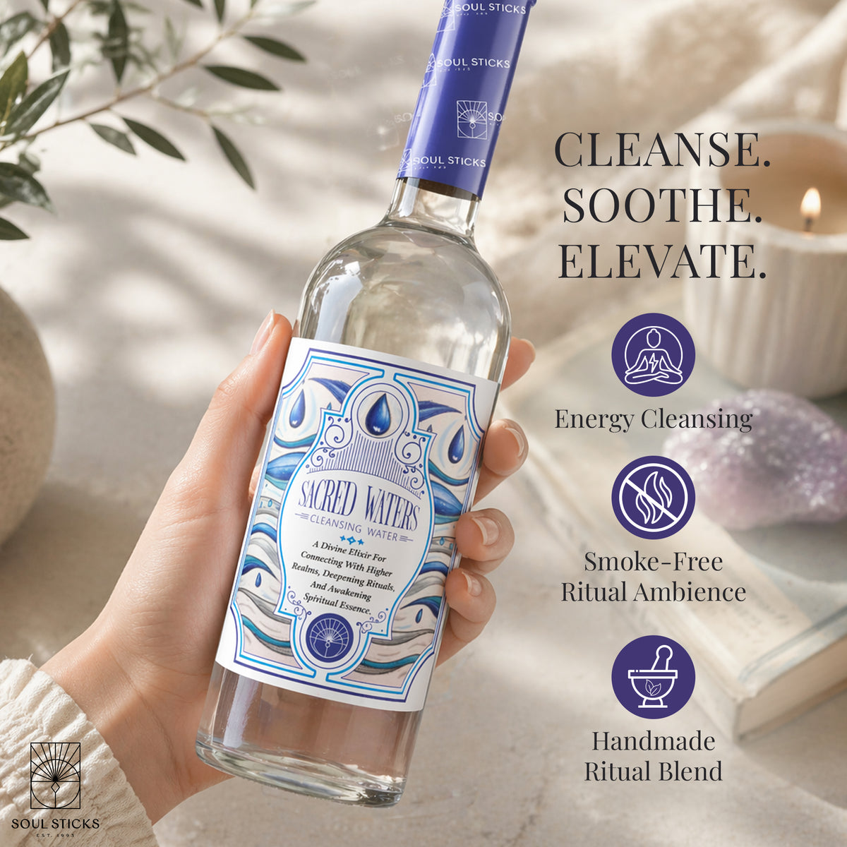 Sacred Waters Cleansing Water - 7.5 oz