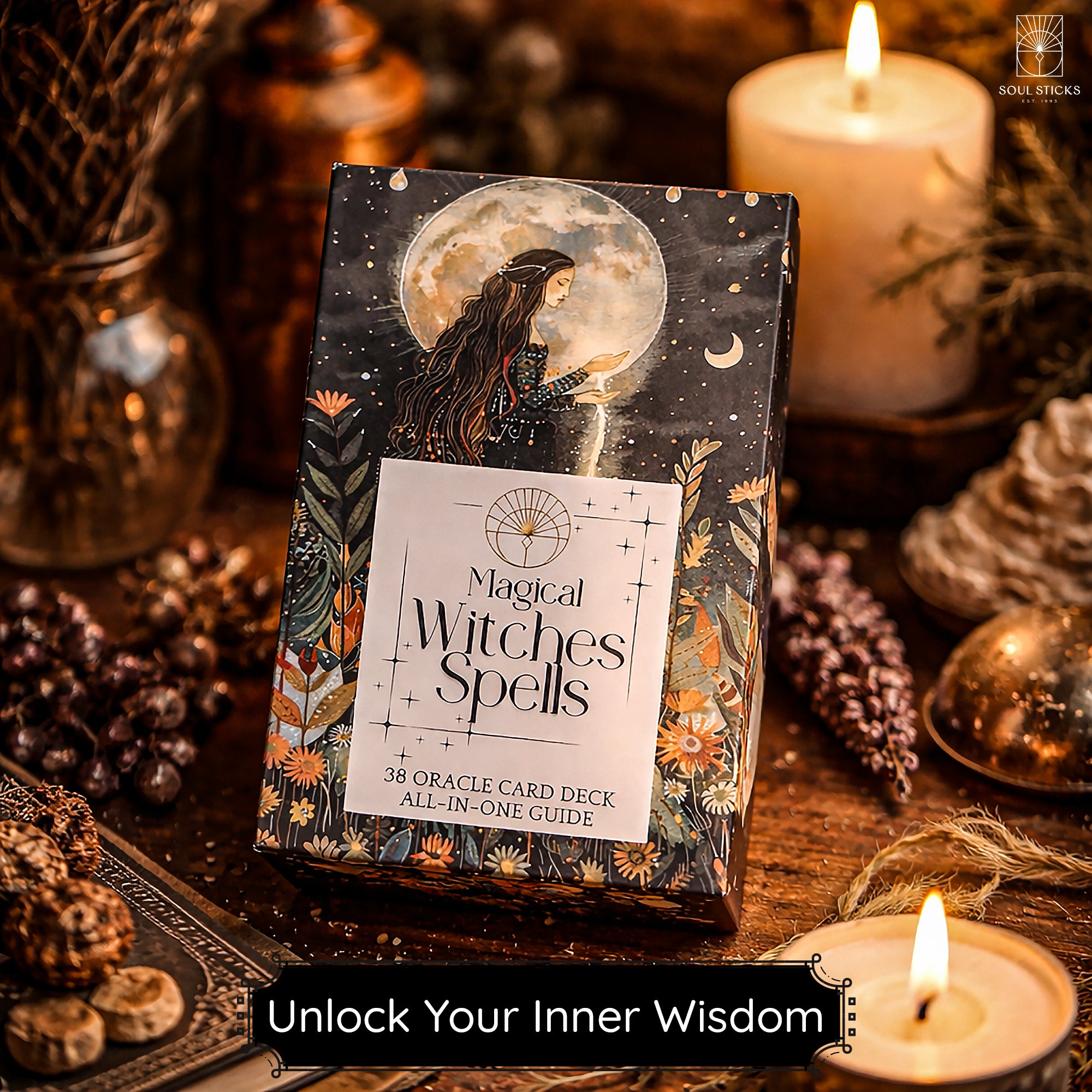 Magical Witches Spells Oracle Card Deck | Soul Sticks Co.