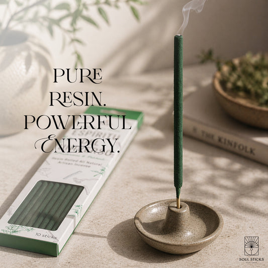 Espiritu del Universo Frankincense & Patchouli Resin Rolled Incense Sticks