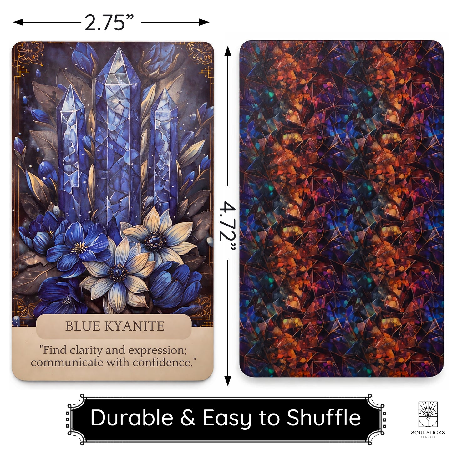 Crystals Wisdom Oracle Card Deck