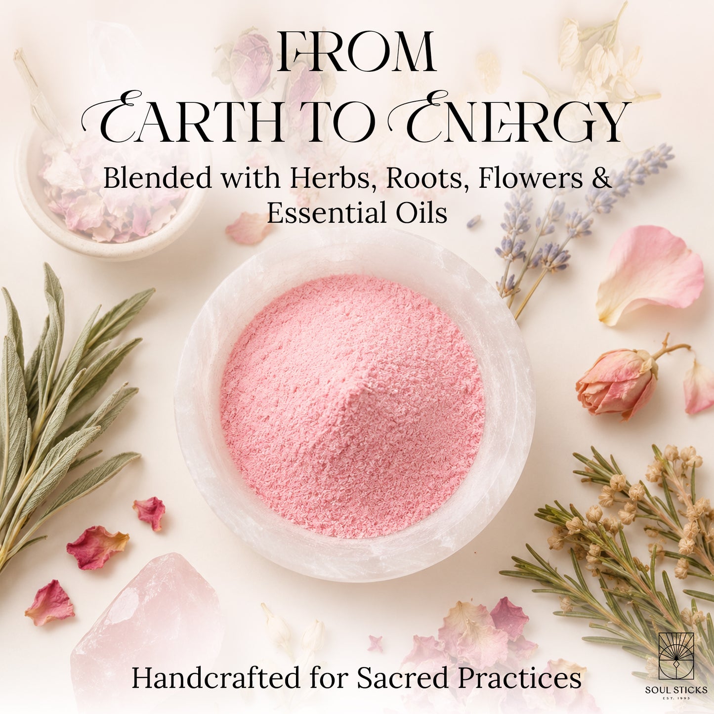 House Blessing Ritual Powder Jar, 3.5 oz