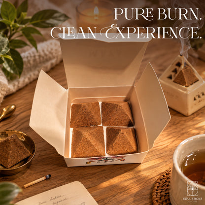 MAYA Palo Santo & Rosemary Incense Pyramids - 4 Pack