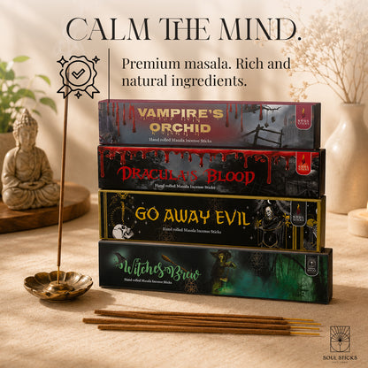 Soul Sticks, Enchanted Night Masala Incense Sticks Variety Pack