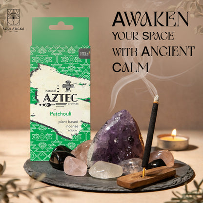 Aztec Patchouli Plant-Based Incense Sticks
