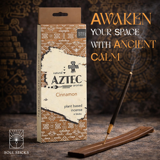 Aztec Cinnamon Plant-Based Incense Sticks