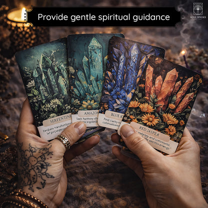 Crystals Wisdom Oracle Card Deck