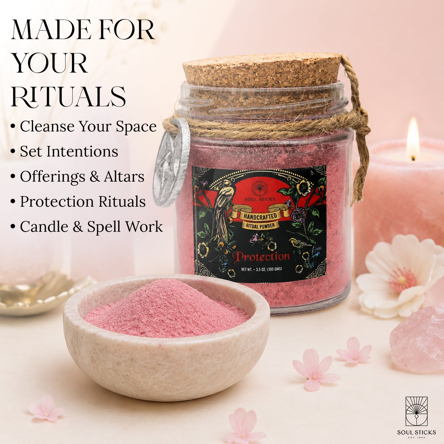 Protection Ritual Powder Jar, 3.5 oz