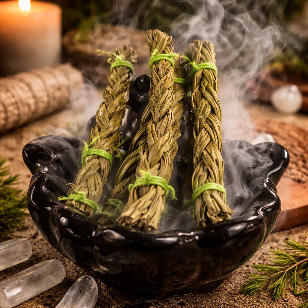 Sweetgrass Braids, 4-5 in.
