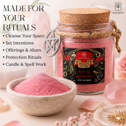 Love & Attraction Ritual Powder Jar, 3.5 oz