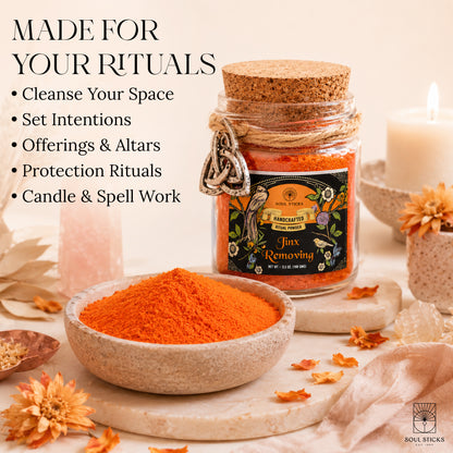 Jinx Removing Ritual Powder Jar, 3.5 oz