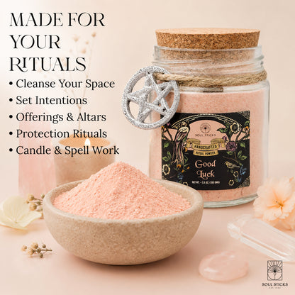 Good Luck Ritual Powder Jar, 3.5 oz