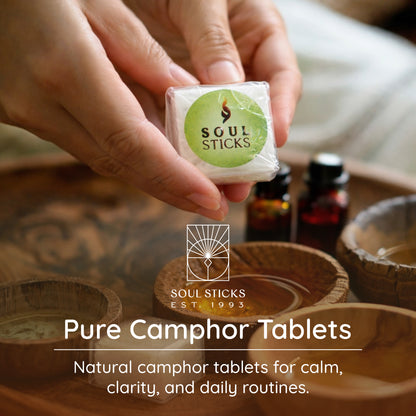 Natural Camphor Tablet Blocks