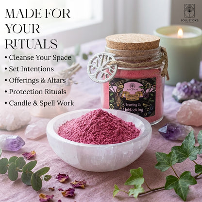 Clearing & Unblocking Ritual Powder Jar, 3.5 oz