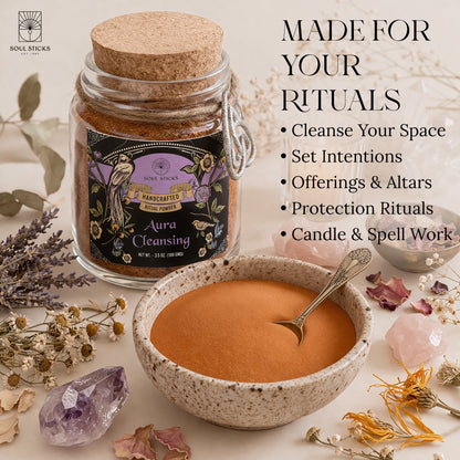 Aura Cleansing Ritual Powder Jar, 3.5 oz
