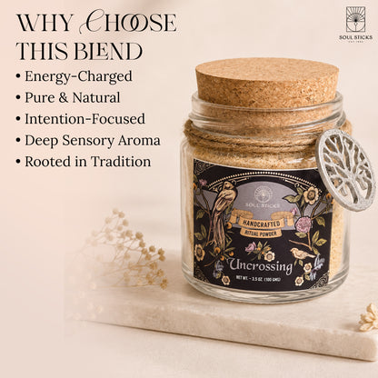 Uncrossing Ritual Powder Jar, 3.5 oz