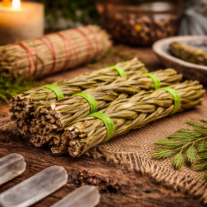 Sweetgrass Braids, 4-5 in.