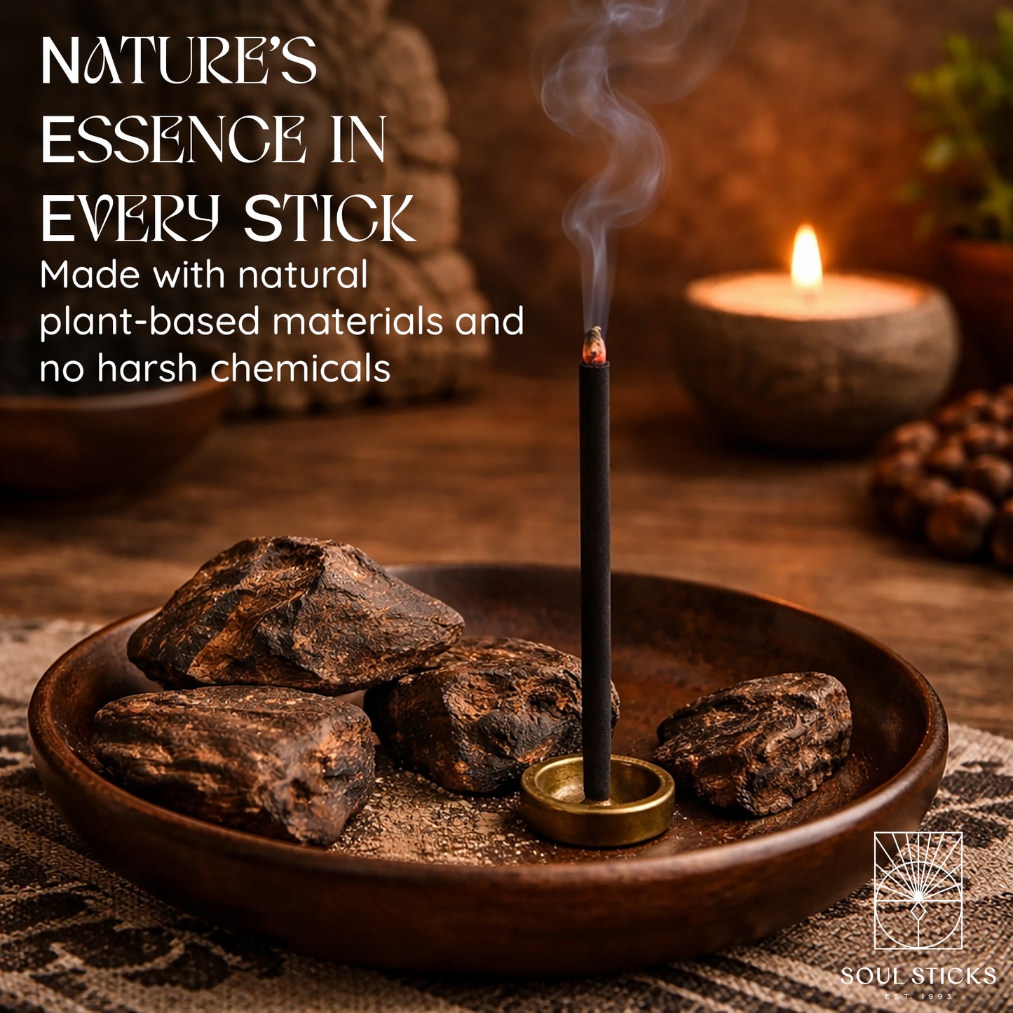 Aztec Patchouli Plant-Based Incense Sticks