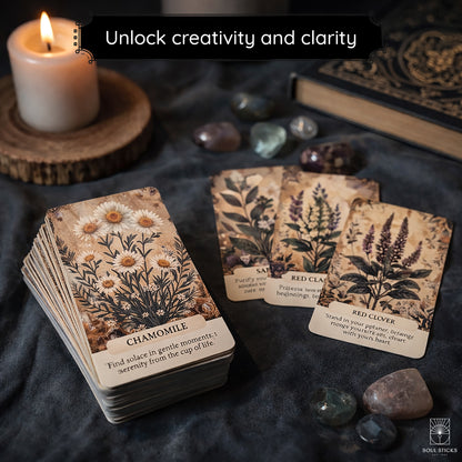 Magical Herbal Whispers Oracle Card Deck