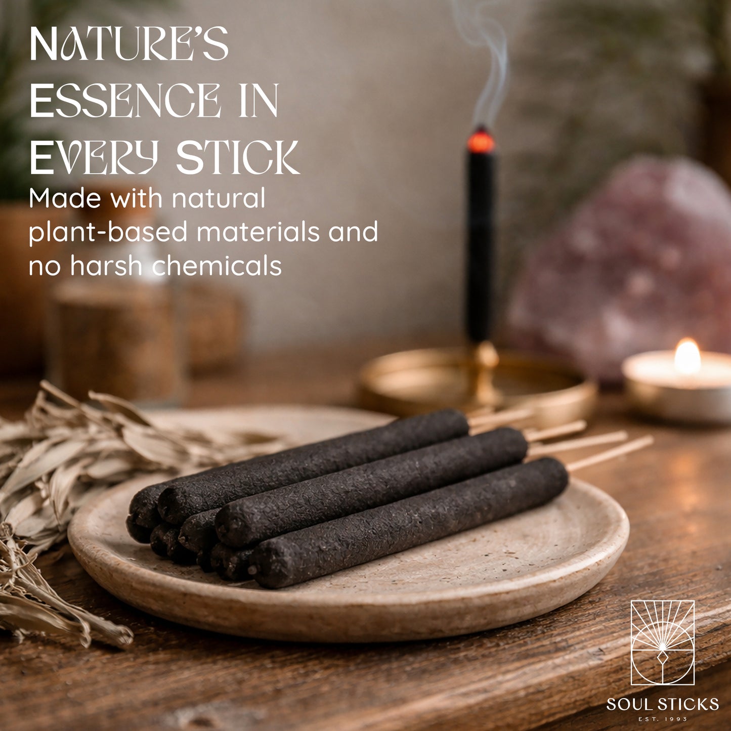 Aztec Cinnamon Plant-Based Incense Sticks