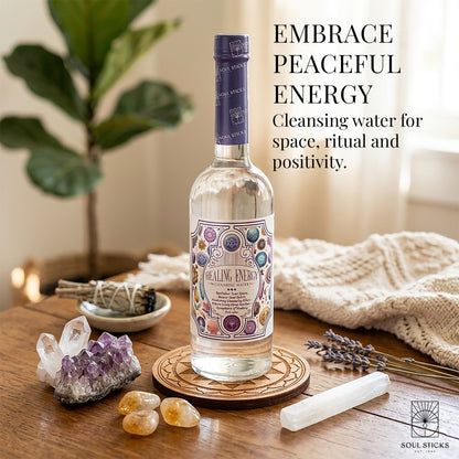 Soul Sticks Healing Energy Spiritual Cleansing Water, 7.5 oz