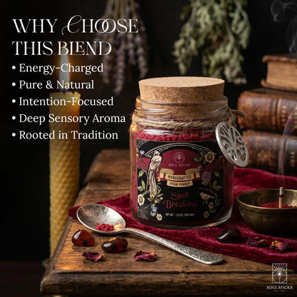Spell Breaking Ritual Powder Jar, 3.5 oz