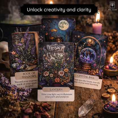 Magical Witch's Tools Oracle Card Deck