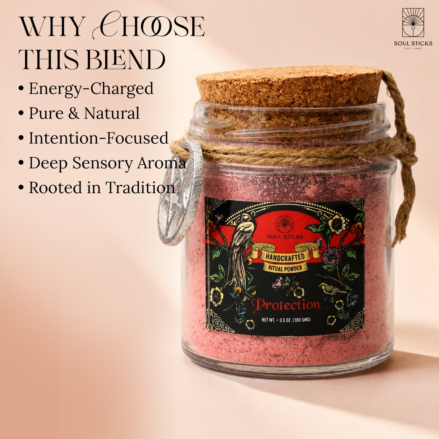 Protection Ritual Powder Jar, 3.5 oz