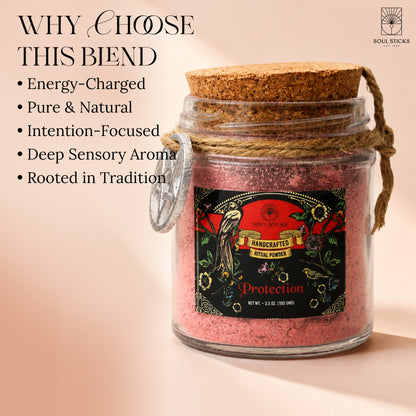 Protection Ritual Powder Jar, 3.5 oz