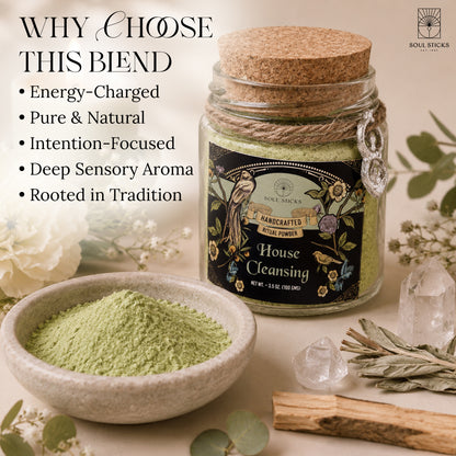 Home Cleansing Ritual Powder Jar, 3.5 oz