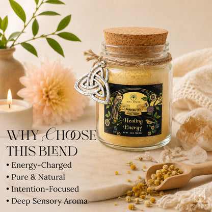 Healing Energy Ritual Powder Jar, 3.5 oz
