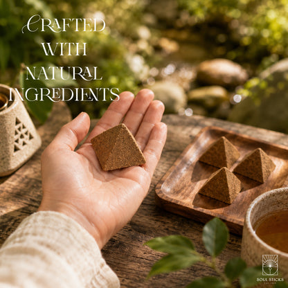 MAYA Palo Santo & Sandalwood Incense Pyramids - 4 Pack