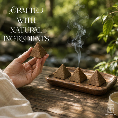 MAYA Palo Santo & Rosemary Incense Pyramids - 4 Pack