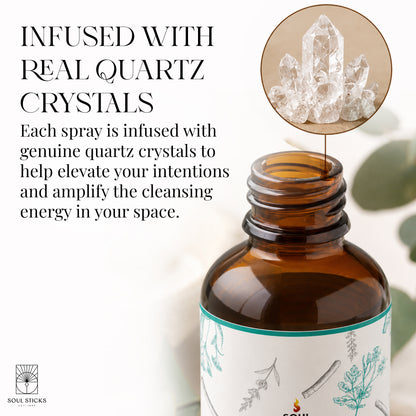 Soul Sticks White Sage & Eucalyptus Smudge Spray, 3.5 oz