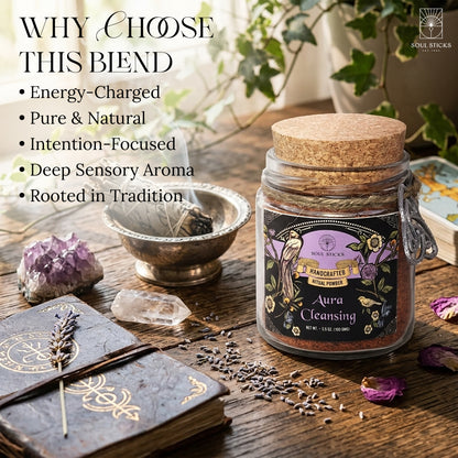 Aura Cleansing Ritual Powder Jar, 3.5 oz