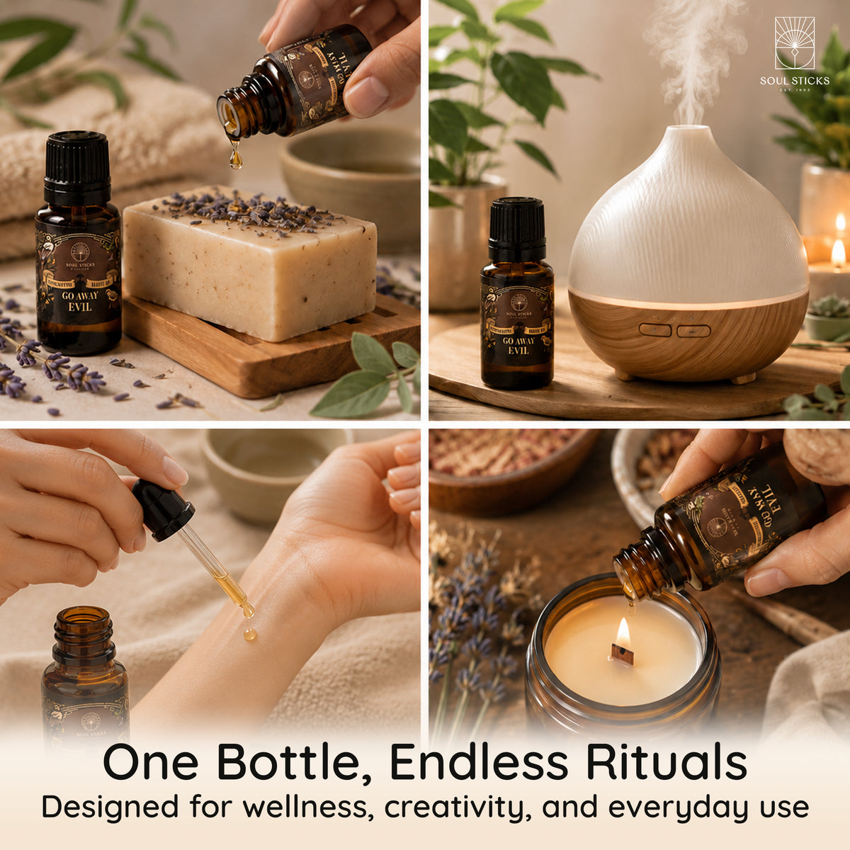 Go Away Evil Herbal Ritual Oil - 10 ml
