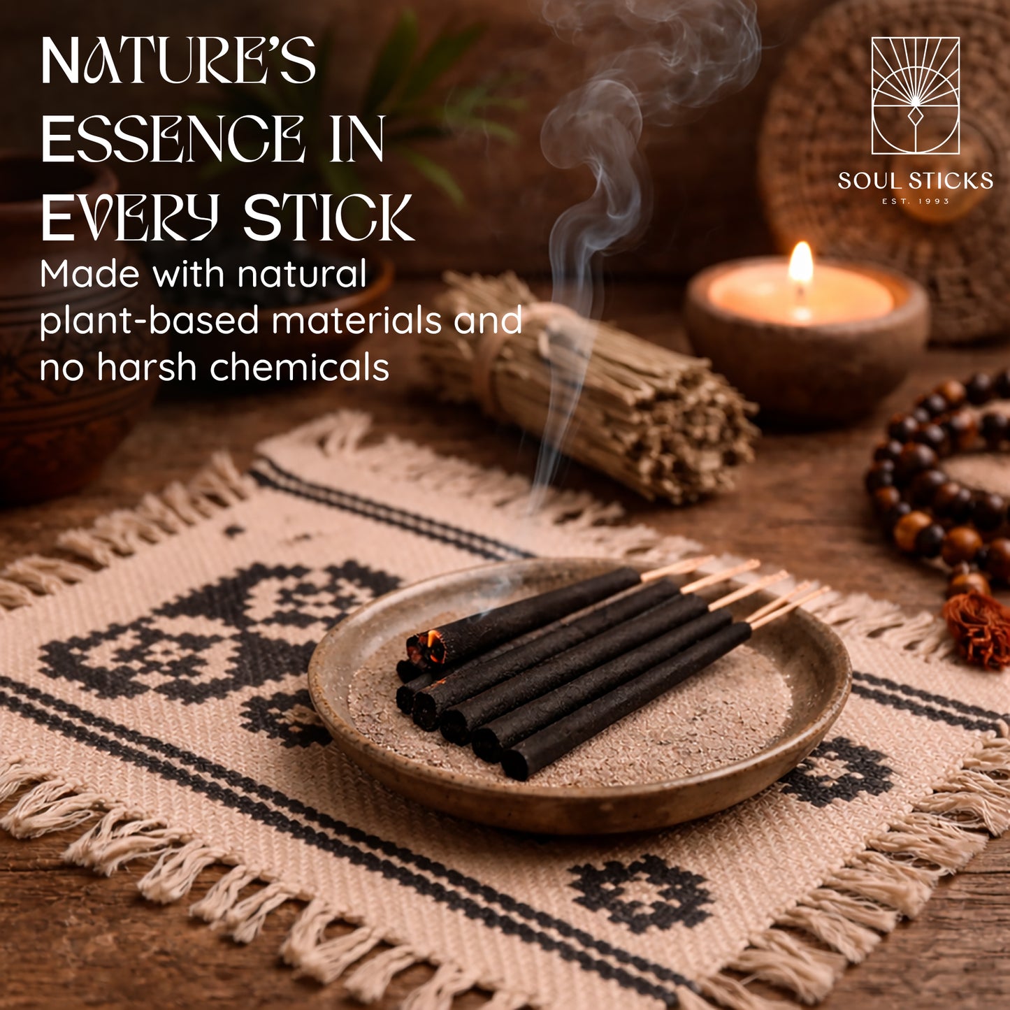 Aztec Dragon's Blood Plant-Based Incense Sticks