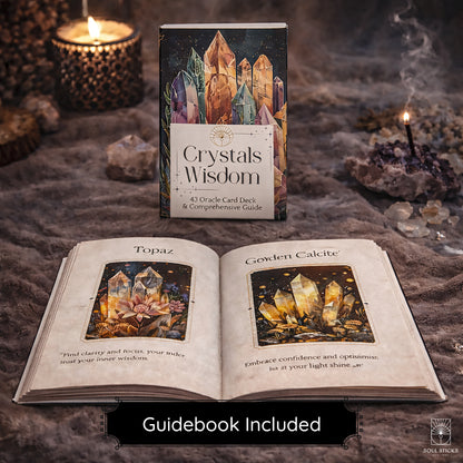 Crystals Wisdom Oracle Card Deck