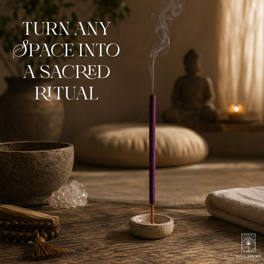 Espiritu del Universo White Sage & Lavender Resin Rolled Incense Sticks