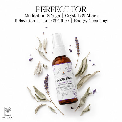 Soul Sticks White Sage & Lavender Smudge Spray, 3.5 oz