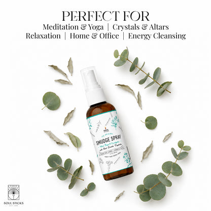 Soul Sticks White Sage & Eucalyptus Smudge Spray, 3.5 oz
