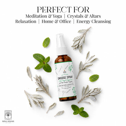 Soul Sticks White Sage & Peppermint Smudge Spray, 3.5 oz