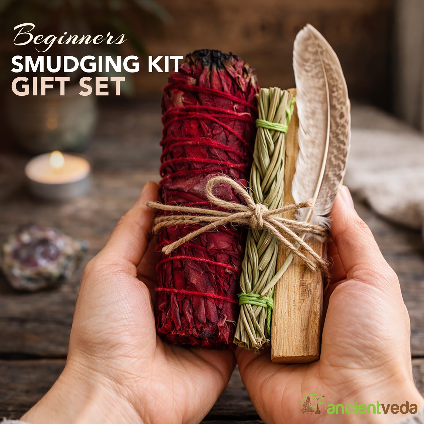 Dragon's Blood Sage Smudge Kit with Guide
