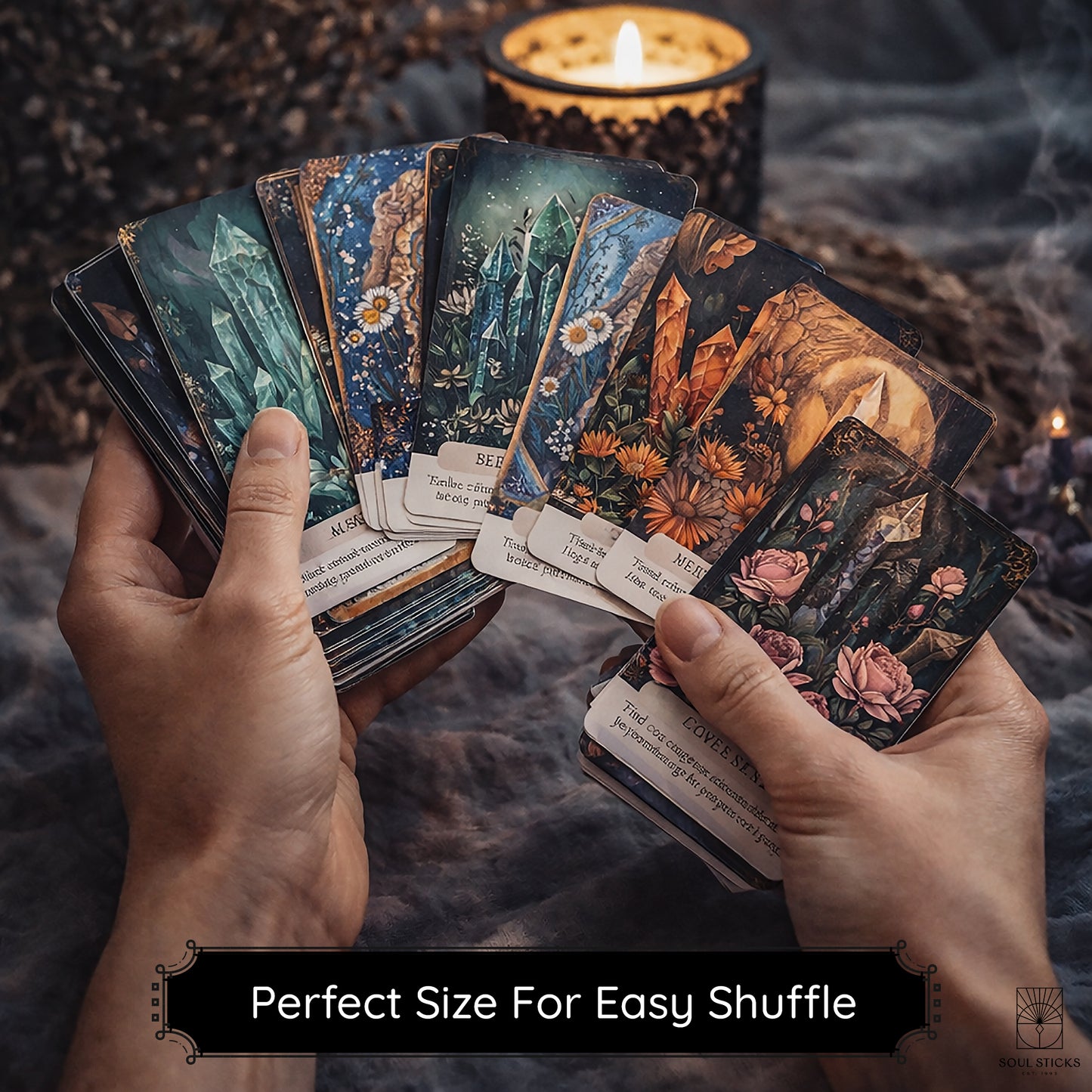 Crystals Wisdom Oracle Card Deck